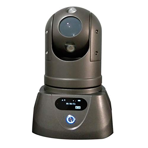 IIPOSAQQ IP Camera Auto 1080P Portable Speed Dome HD IR PTZ Camera 4G Integrated with Record HD Video Wireless Transmit Audio Talk and Remote Control
