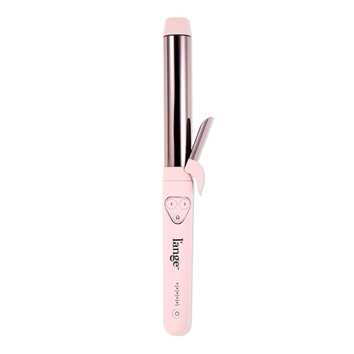 L'ANGE HAIR Le Pirouette 32MM Titanium Rotating Curling Iron Self-Rotating Curler | Curls and Waves for Beginners and Pros | Premium Titanium 1.25 Inch Barrel | Blush