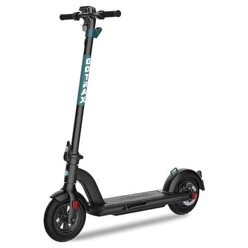 Gotrax Gmax Ultra Electric Scooter, 10" Pneumatic Tire, Max 45 Mile & 20Mph Speed by LG Battery, Double Anti-Theft Lock, Bright Headlight and Taillight, Foldable Cruise Control Escooter for Adult