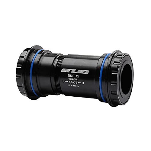 COONIUM BB30 Threaded-Together Ceramic Bearing Press Fit BB Bottom Bracket for 24mm (Compatible with Shimano) or 22/24mm (SRAM GXP) Crank Spindle
