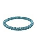 Humble Hilo Handmade Glass Bead Bracelet (Turquoise, Small)