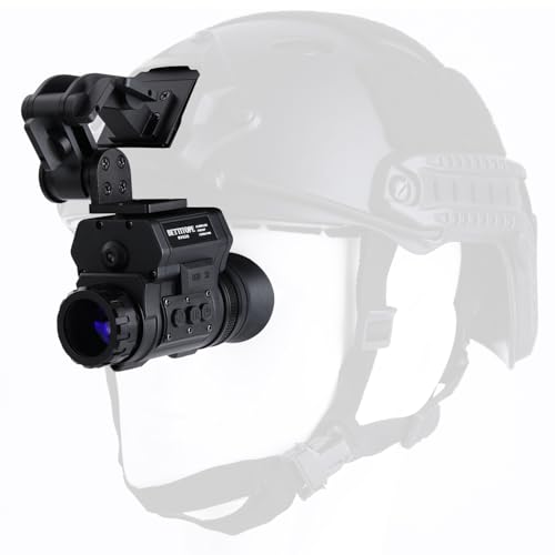 BETTITOPE NVG50 Night Vision Monocular Helmet Night Vision Goggles,PVS-14 Tactical Military Night Vision Scope,4 Color Modes 1-4X Magnification,940nm Day&Night Use,HD Record&Playback for Camping