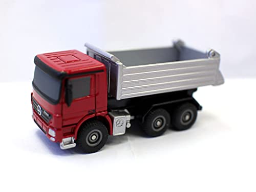 for Bruder 00600 MB Actros Dump Truck with Keyring and Screwdriver 1/128 DIECAST Model Finished Truck