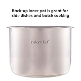 Instant Pot Stainless Steel Inner Cooking Pot 6-Qt, Polished Surface, Rice Cooker