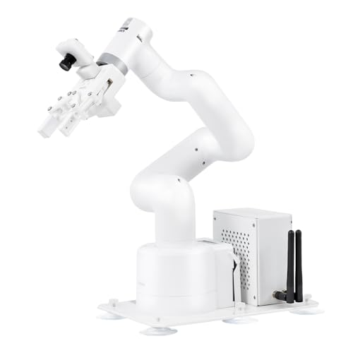 Yahboom 7Axis Collaborative Robot Arm Jetson Orin Nx 16GB 100TOPS AI Visual Recognition, Movelt, APP Control,ROS Education with Adaptive Gripper