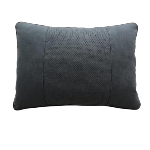 Car Pillow, Car Pillow Compatible For Mercedes S Class Maybach Olsen Seat Cushion Neck Support Waist Pillow Car Interior Accessories Vehicle Use(Waist support black punching)