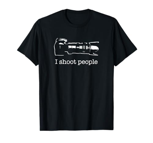 I Shoot People Camera Photography Funny T-Shirt