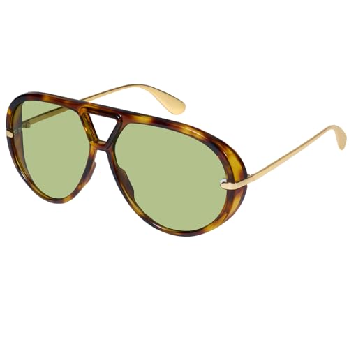 mosanana Trendy Oversized Big Aviator Retro 70s 2025 Sunglasses for Women Men Cool Cute Vintage Fashion Large Shield Sunnies Tortoise Green Lens MS52478