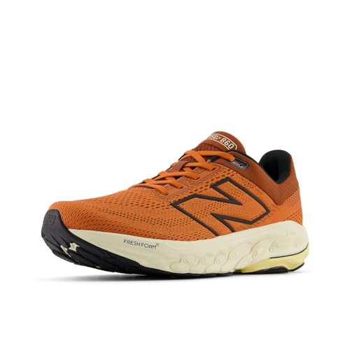 New Balance Men's Fresh Foam X 860 V14 Running Shoe, Infield Clay/Relic Brown/Black, 10.5