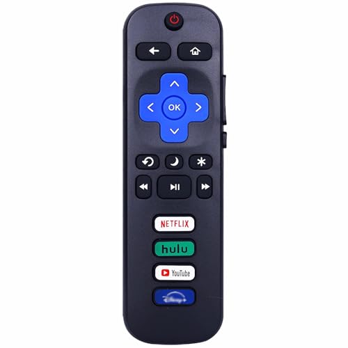 Leankle Remote Controller for All Philips Roku Smart TVs, Compatible with 32PFL6452/F7, 32PFL6573/F7, 40PFL6533/F7, 43PUL6643/F7, 50PUL6643/F7 etc.