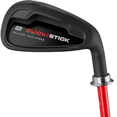 Performance Golf Click Stick - Swing Trainer for Automatic Release I Auditory Feedback I Core Golf Swing Mechanics Improvement (Standard Flex, Right)