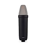 RØDE NT1 5th Generation Large-diaphragm Studio Condenser Microphone with XLR and USB Outputs, Shock Mount and Pop Filter for Music Production, Vocal Recording and Podcasting (Black)