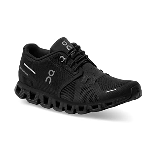 On Women's Cloud 5 Sneakers, All Black, 7