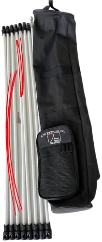 TPOWR Rotary Sweep Chimney Cleaning DIY System - Made in USA - 30 Foot Kit