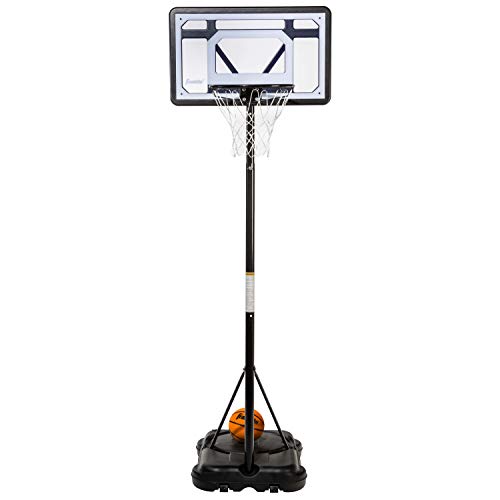 Franklin Sports Youth Basketball Hoop - Mini Indoor + Outdoor Portable Kids Basketball System - Adjustable Height 5' to 7' - Driveway Hoop - 30" Backboard
