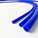 AotoKoop High Temperature 3mm Silicone Vacuum Tubing Hose, ID 1/8" Vacuum Hose 10 FT (3 Meter) per roll, Blue