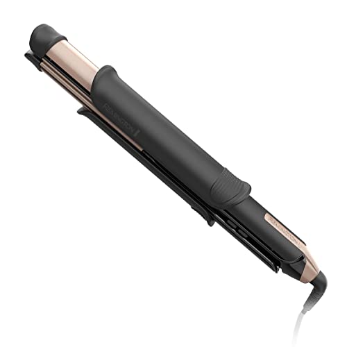 Remington ONE 3 in 1 Flat Iron Hair Straightener, Curling Iron and Wand 1 1/4" Multi-Styler Hair Iron w/ Adjustable Heat Range & Auto Shut-Off for Fine & Thick Hair, Smooth, Curly or Wavy