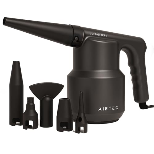 IT Dusters AirTec Ultra Electric Air Duster Blower for PC, Laptop, Console, Electronics and Home Cleaning, Environmental Alternative to Spray air can Duster Keyboard Cleaner (Type 6)