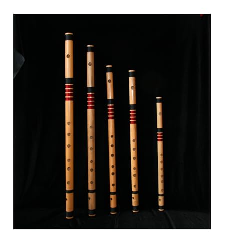 Professional Bansuri, 440hz tuned, thick Assam bamboo - All Keys: D C A G E World Class Luthier Made by Bansuri World Class Luthier (Key D - Re)