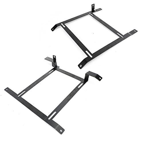 Areyourshop Low Mount Tensile Steel Seat Brackets, Racing Seat Mounting Brackets fit for Nissan 350Z Z33 Fairlady 2003-2009