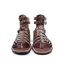 Gladiator Leather Sandals for Men, Greek Gladiator Sandals from Genuine Leather, Mens Brown Leather Sandals, Ancient Greek Sandals for Men (12)