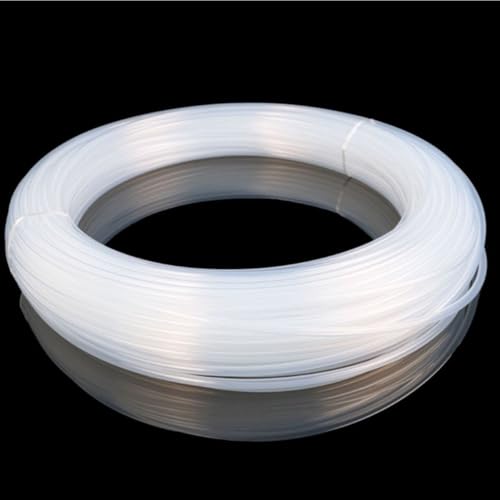 Clear PTFE Tube for 3D Printers - Rigid PFA FEP F46 Pipe, ID 1-9.6mm, OD 1.6-12.7mm, 1M/5M Options Available,1pc(9mm x 11mm x 1m)