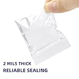 2x2 Mini Plastic Zip Bags,200Pieces Jewelry Bags, Clear Resealable Small Zip Bags