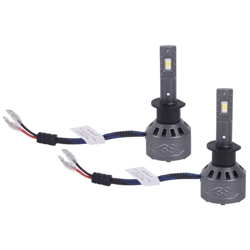 TOPAZ H1 LED Driving Fog Light Bulbs, 6000K 2 Bulbs White Brighter Daytime Running Light, plug and play, Replacement Bulbs for Cars, Trucks, SUVs (Pack of 2)