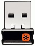 Logitech C-U0007 Unifying Receiver for Mouse and Keyboard Works with Any Logitech Product That Display The Unifying Logo (Orange Star, Connects up to 6 Devices) (C-U0007)