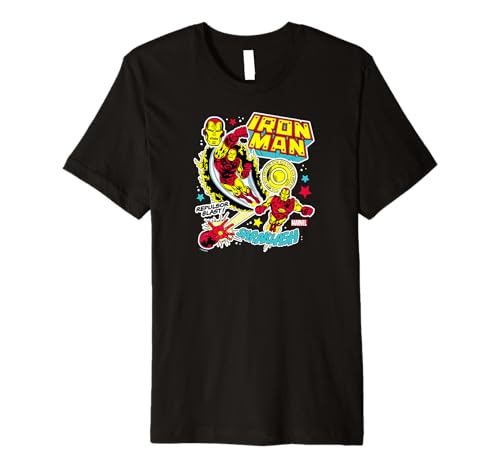 Iron Man - Stickers Premium T-Shirt