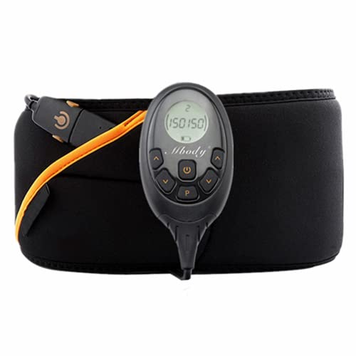 Pro Abdominal Fitness Abs Workout Belt 30''-55'' Black for Man and Woman