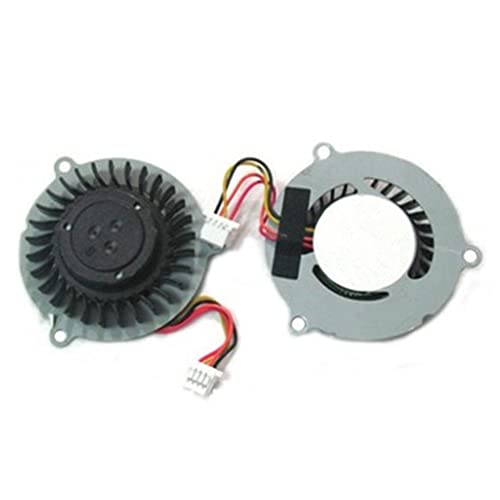 Replacement Laptop CPU Central Processing Unit Fan Cooling Fan for ASUS for Eee PC 1015B 1015BX 1015P 1015PEB 1015PEM 1015PN 1015PW 1015PX 1015T Black