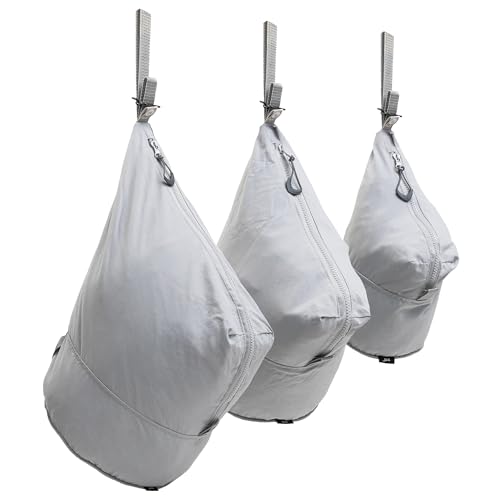 trtl Packing Pods, Oyster Grey - Packing Cubes for Travel - Compression Packing Cube with Water Resistant Fabric - Comes with 3 Cube Sizes (Small, Medium, Large) - 3 Pack