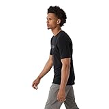 Arc'teryx Ionia Merino Wool Arc'Word Logo Shirt SS Men's | Soft Merino-Blend Performance Tee | Black, X-Large