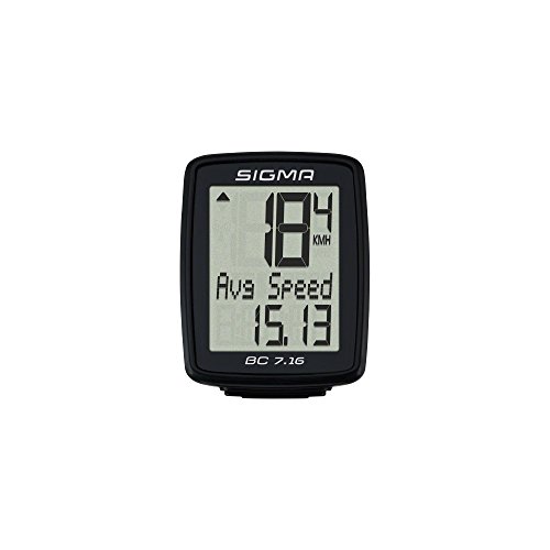 SIGMA BC1706HR DTS Wireless Bicycle Speedometer with Heart Rate Monitor