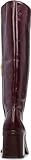 Vince Camuto Women's Sangeti Stacked Heel Knee High Boot Fashion, Dark Mahogany, 8