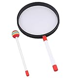 Lovermusic 10PCS Lollipop Shape Drum Hand Drum Musical Sound Tool Musical Instruments Colorful