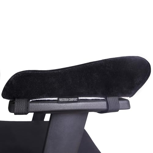 WESTERN COMFORT Thick Memory Foam Office Chair Arm Pads - Set of 2 Armrest Covers Provide Elbow Cushioning and Relieve Pressure (Ergonomic)