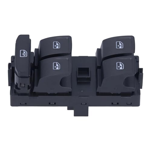 Car Window Regulator for SEAT for Leon 2020 Power Window Switch Door Master Control Switch 5G0 959 857 D Black Replacement Push Button Switches