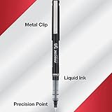 Pilot, Precise V5, Capped Liquid Ink Rolling Ball Pens, Extra Fine Point 0.5 mm, Assorted Colors, Pack of 10