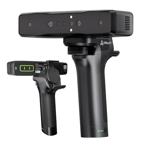 Creality 3D Scanner Otter Lite, Handheld Wireless Scanner with 0.05mm Accuracy, Anti-Shake Tracking, Up to 30FPS Scanning Speed Support 20-2000mm Objects for Windows Mac iPhone Android (Otter Lite)