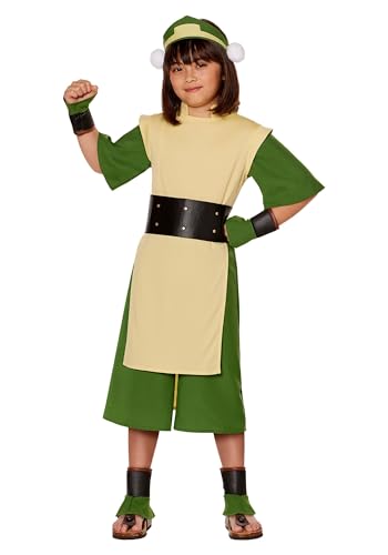 Avatar The Last Airbender Child Toph Costume | Nickelodeon Costumes Small