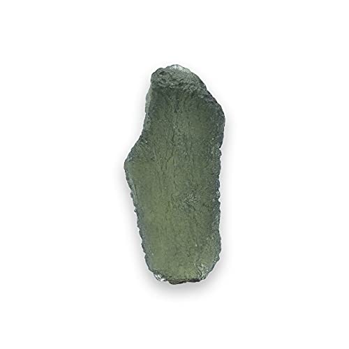 Genuine Rough Moldavite Long 20-30 Carat Stone, One Piece