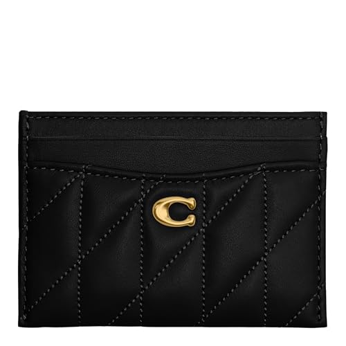 Coach Women's Essential Card CASE, Black, One Size