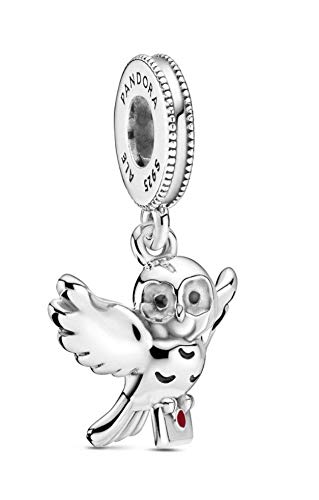 CHARMY´S Sterling Silver Hedwig Charm Owl Harry Potter Charm Compatible with Pandora Charms for Women, Charm Bracelet Charms, Necklace Charms & Bracelets – Harry Potter Charms for Bracelets