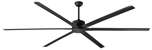 120-Inch Industrial Ceiling Fan – Powerful DC Motor & Heavy-Duty Steel Blades – Ultra-Quiet, Energy-Efficient Cooling for Warehouses, Gyms & Large Commercial Spaces – Covers 3,000+ Sq Ft