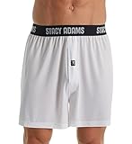 Stacy Adams Men's Big and Tall Boxer Short, Navy, 3XL