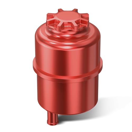 Bevinsee Power Steering Reservoir Upgrade Aluminum Kit 32411097164 Compatible with BMW E36 E46 E90 E60 320i 323i 325i 328i 330i Red