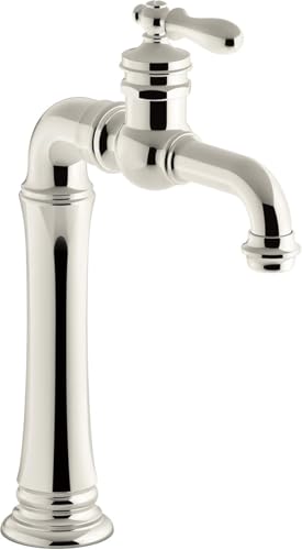 Kohler 72763-9M-SN Artifacts Bathroom Sink Faucet, Vibrant Polished Nickel
