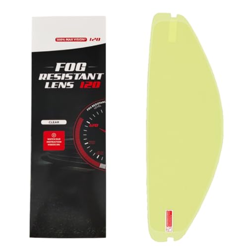 K6 Helmet Shield Anti-Fog Film, Clear Visor Lens Insert for K6S - Fog Resistant Helmet Visor Film